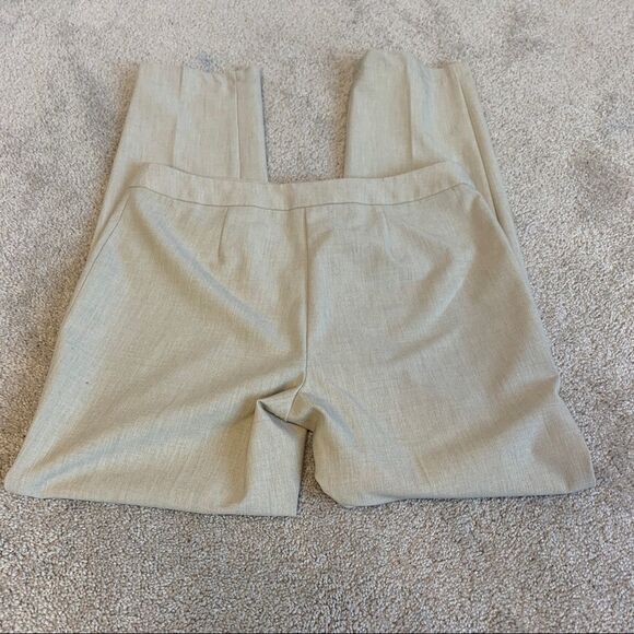 Laura beige stretchy dress pant trousers Sz 6 - Picture 5 of 11